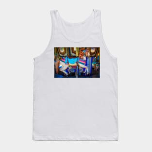 Prancing Carrousel Horse Tank Top